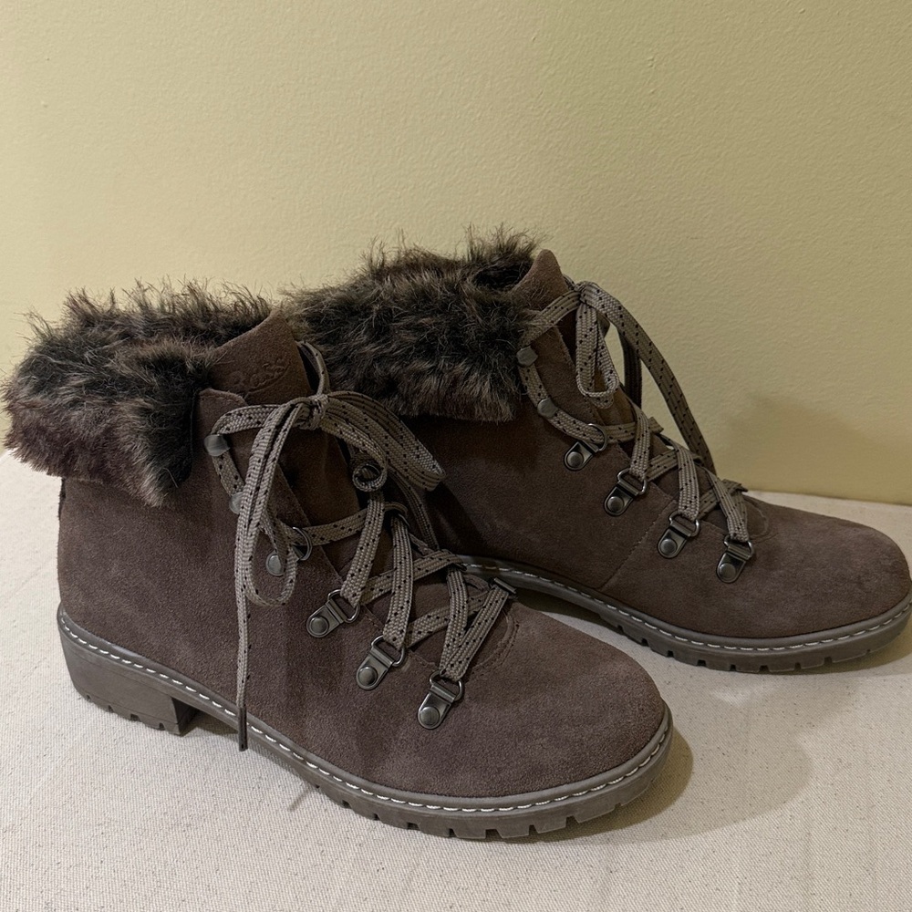 GH BASS Aubrey Chocolate Women’s Lace Up Shoes Boots Hiking Boots Size 7.5M - Picture 3 of 7